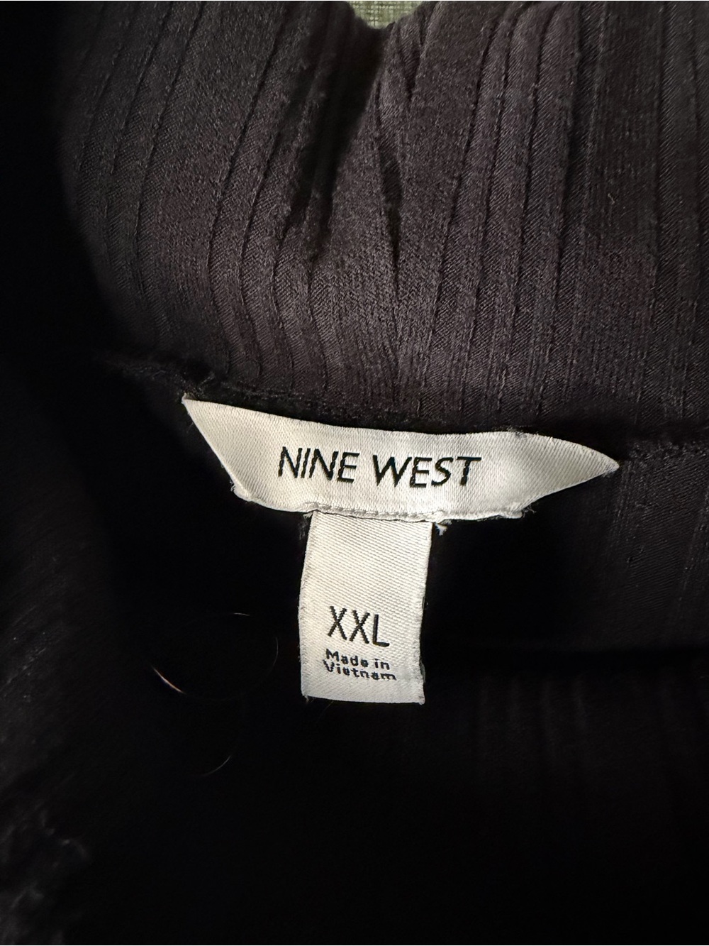 Nine West Black Sleeveless Turtleneck Midi Dress - Picture 3 of 6